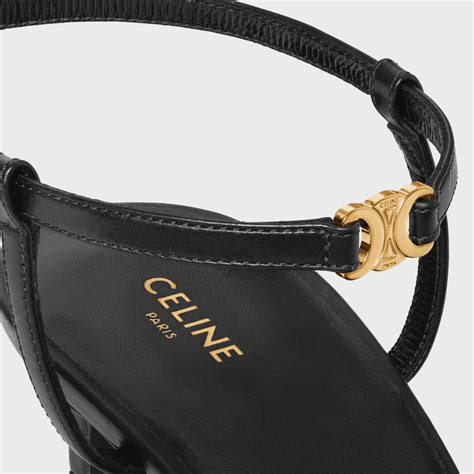 celine oxfords gold|CELINE KITTEN WITH STRAP TRIOMPHE IN CALFSKIN GOLD .